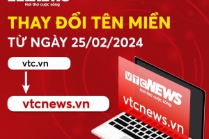 Báo điện tử VTC News đổi tên miền vtc.vn sang vtcnews.vn