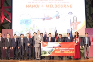 Công bố đường bay thẳng mới giữa Hà Nội với Melbourne - thành phố nhất Australia