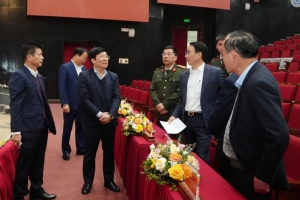Chủ tịch UBND tỉnh Lê Duy Thành kiểm tra công tác chuẩn bị lễ Công bố Quy hoạch tỉnh Vĩnh Phúc thời kỳ 2021-2030, tầm nhìn đến năm 2050
