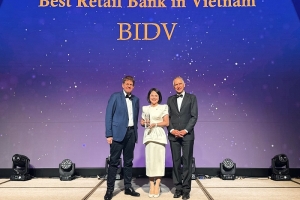 BIDV lập kỷ lục 9 lần nhận giải thưởng Ngân hàng Bán lẻ tốt nhất Việt Nam