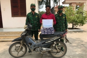 Bộ đội Biên phòng tỉnh An Giang bắt giữ đối tượng vận chuyển thuốc lá nhập lậu qua biên giới