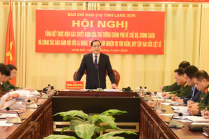Lạng Sơn: Ban Chỉ đạo 515 tổng kết thực hiện nhiệm vụ tìm kiếm, quy tập hài cốt liệt sĩ