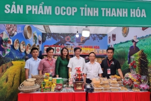 Thanh Hoá tham gia gian hàng trưng bày sản phẩm OCOP tại Hội Báo toàn quốc
