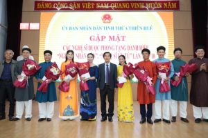 Thừa Thiên Huế: 8 nghệ sỹ được phong tặng danh hiệu NSND, NSƯT