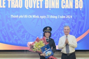 Bà Đinh Thị Thu giữ chức vụ Phó Chánh Thanh tra TP. Hồ Chí Minh