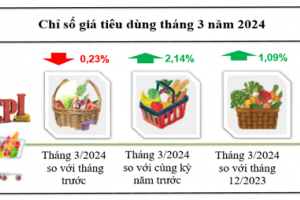 Kon Tum: Chỉ số giá tiêu dùng tháng 3 giảm 0,23%