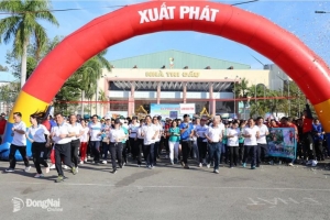 Hơn 3.000 vận động viên tham gia Ngày chạy Olympic vì sức khỏe toàn dân tỉnh Đồng Nai năm 2024