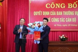 Quảng Bình: Huyện Lệ Thủy có tân Bí thư