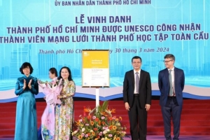 TP. Hồ Chí Minh là thành viên Mạng lưới thành phố học tập toàn cầu của UNESCO