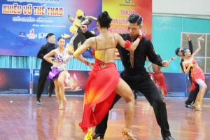 Giải vô địch dancesport toàn quốc đang diễn ra tại Vũng Tàu