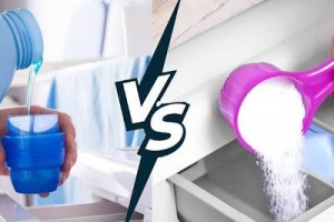 Sử dụng nước giặt hay bột giặt cho kết quả giặt tẩy tốt nhất?