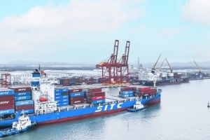 Sản lượng hàng hóa qua cảng Chu Lai tăng cao trong Quý I/2024