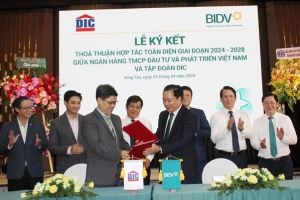 Tập đoàn DIC và BIDV ký kết thỏa thuận hợp tác toàn diện đến năm 2028