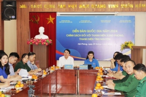 Diễn đàn quốc gia năm 2024: “Chính sách đối với thanh niên xung phong, thanh niên tình nguyện”