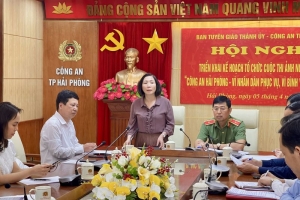 Triển khai Cuộc thi ảnh nghệ thuật “Công an Hải Phòng - Vì Nhân dân phục vụ, vì bình yên thành phố”