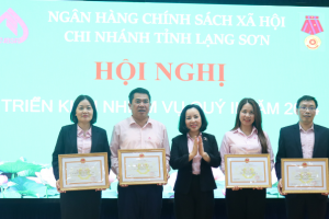 Ngân hàng Chính sách xã hội Lạng Sơn: Hoàn thành tốt các chỉ tiêu trong quý I/2024