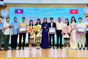 Thanh Hóa: Gặp mặt giao lưu với các lưu học sinh Lào nhân dịp Tết cổ truyền Bunpimay