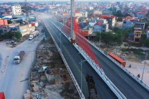 Hải Phòng: Ô tô được lưu thông qua cầu vượt nút giao đường Tôn Đức Thắng - Máng Nước - quốc lộ 5