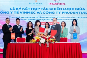 Vinmec và Prudential ký kết hợp tác chiến lược, mang lại giải pháp y tế tốt hơn cho khách hàng