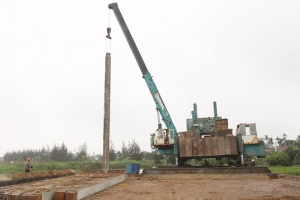 Lãnh đạo EVN, EVNNPT đôn đốc tiến độ thi công dự án đường dây 500kV mạch 3 đoạn qua tỉnh Nam Định và Thái Bình