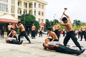 Cảnh sát cơ động Bắc Giang sẵn sàng dấn thân, xông pha, đảm bảo an ninh quốc gia, trật tự an toàn xã hội