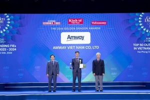 Amway Việt Nam đạt danh hiệu doanh nghiệp phát triển nền kinh tế xanh bền vững