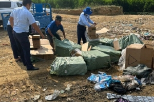 Quảng Ngãi tiêu hủy 34.560 sản phẩm hàng hoá vi phạm hành chính