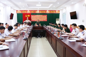 Bộ Tổng Tham mưu kiểm tra công tác sẵn sàng chiến đấu tại Bộ Tư lệnh Vùng Cảnh sát Biển 3
