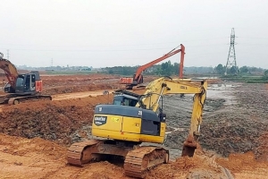 Dự án trên địa bàn tỉnh Vĩnh Phúc đang bị ảnh hưởng bởi nguồn đất san lấp ngày một khan hiếm