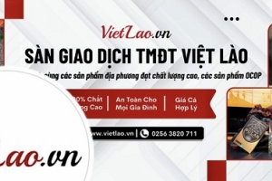 Bình Định và các tỉnh Nam Lào triển lãm trực tuyến các sản phẩm đặc trưng