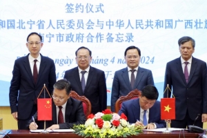 Nam Ninh-Bắc Ninh ký kết Bản ghi nhớ về tăng cường giao lưu kinh tế, thương mại