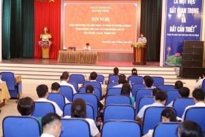 Ban Nội chính Tỉnh ủy Thanh Hóa tổ chức hội nghị giao ban công tác