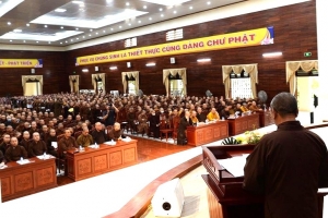 Giáo hội phật giáo Việt Nam tỉnh Nam Định tổ chức Hội nghị sinh hoạt tăng sự