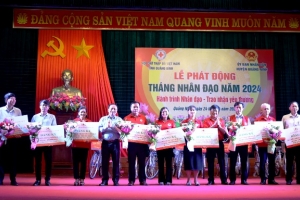 Quảng Bình phát động tháng nhân đạo năm 2024
