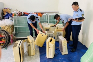 Xử phạt vi phạm hành chính 23,5 triệu đồng và tịch thu 25 chiếc máy làm khô quần áo nhập lậu