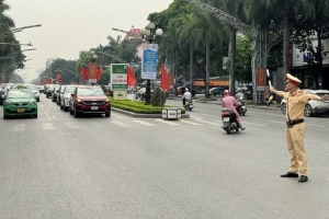 Công an TP. Thanh Hóa triển khai đồng bộ các phương án, kế hoạch bảo đảm TTATGT dịp nghỉ lễ