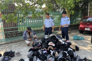 Quảng Bình tiêu hủy hơn 1.500 sản phẩm thời trang giả mạo nhãn hiệu