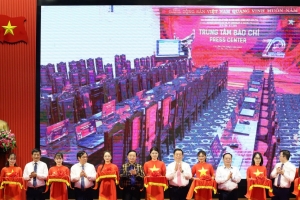 Khai trương Trung tâm Báo chí Kỷ niệm 70 năm Chiến thắng Điện Biên Phủ