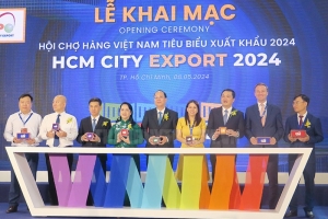 450 gian hàng tại Hội chợ hàng Việt Nam tiêu biểu xuất khẩu năm 2024 tại TP. Hồ Chí Minh