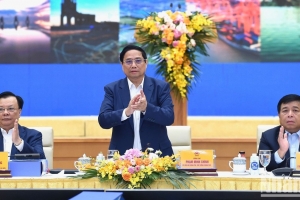 [Ảnh] Thủ tướng Phạm Minh Chính chủ trì Hội nghị lần thứ 3 Hội đồng điều phối vùng Đồng bằng sông Hồng