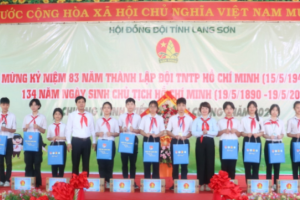 Lạng Sơn: Kỷ niệm 83 năm ngày thành lập Đội Thiếu niên Tiền phong Hồ Chí Minh