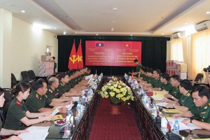 Thanh Hóa và Hủa Phăn ký kết biên bản thỏa thuận hợp tác quân sự, quốc phòng