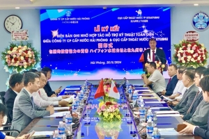 Ký kết Biên bản ghi nhớ hợp tác hỗ trợ kỹ thuật toàn diện, nâng cao khả năng cấp nước cho thành phố Hải Phòng