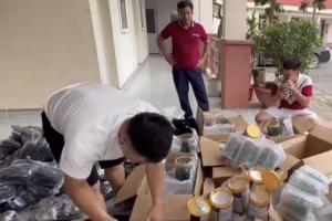 Lạng Sơn tiêu hủy 240 hộp sữa không rõ nguồn gốc
