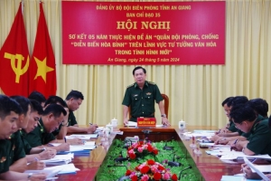 Sơ kết 05 năm thực hiện đề án “Quân đội phòng, chống “Diễn biến hòa bình” trên lĩnh vực tư tưởng, văn hóa