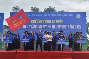 Quảng Ninh: Ra quân Chiến dịch Thanh niên tình nguyện hè 2024