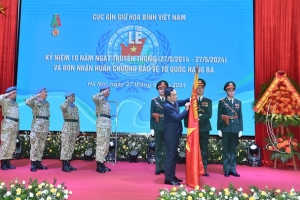 Lực lượng Gìn giữ hòa bình Việt Nam góp phần bảo vệ vững chắc Tổ quốc "từ sớm, từ xa"