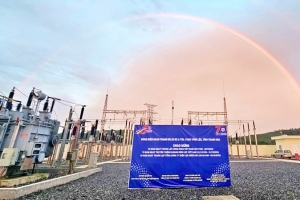 Đóng điện dự án Đường dây và TBA 110 kV Vĩnh Lộc, Thanh Hóa