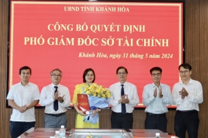 Bổ nhiệm nữ Trưởng phòng giữ chức Phó Giám đốc Sở Tài chính