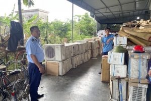 Phát hiện cơ sở kinh doanh điều hòa cũ không rõ xuất xứ tại Hải Dương